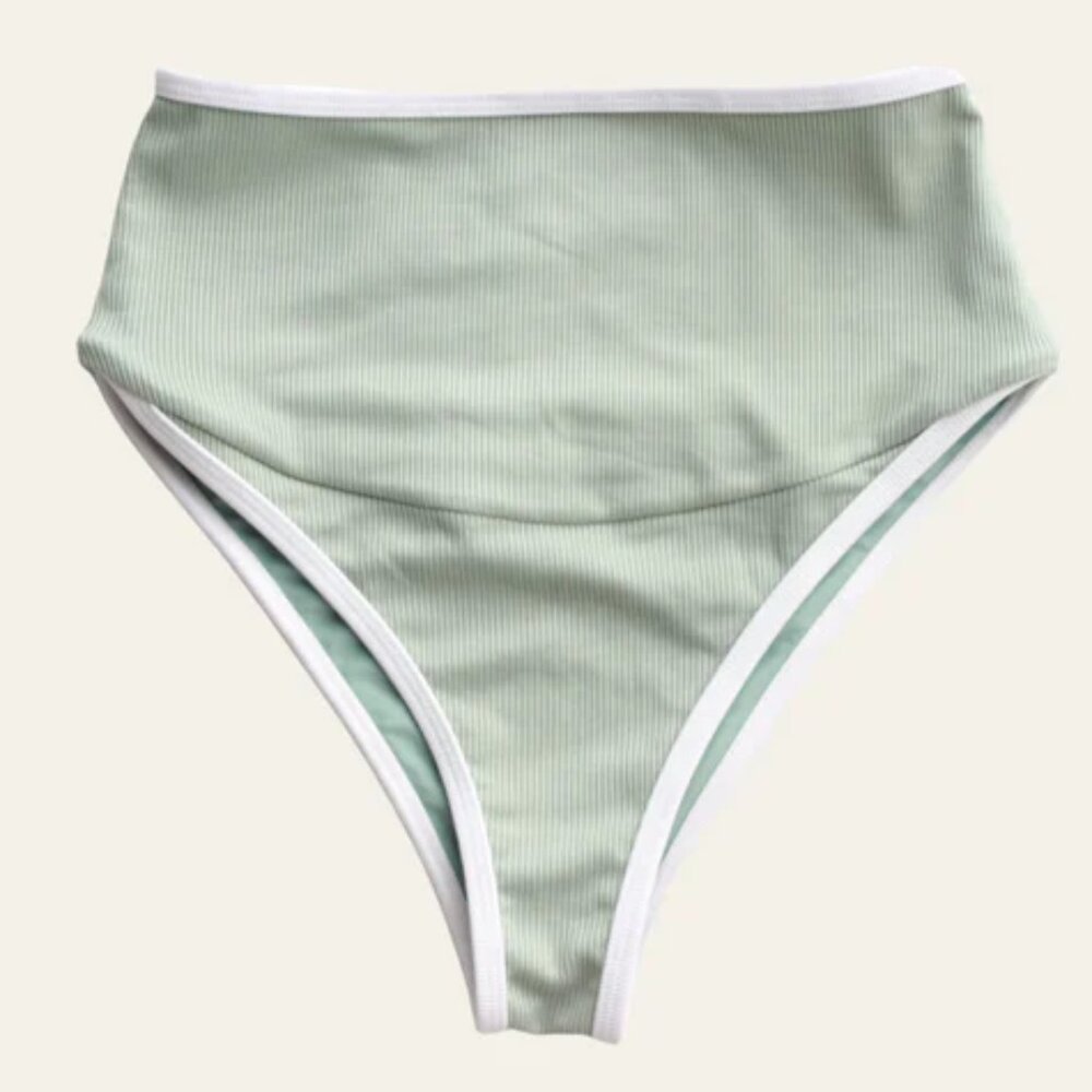 NWOT Hana X Swimwear Ina High Rise Bottom - L